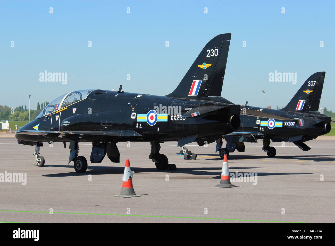 RAF BAE Hawk T1 Trainer Stockfoto
