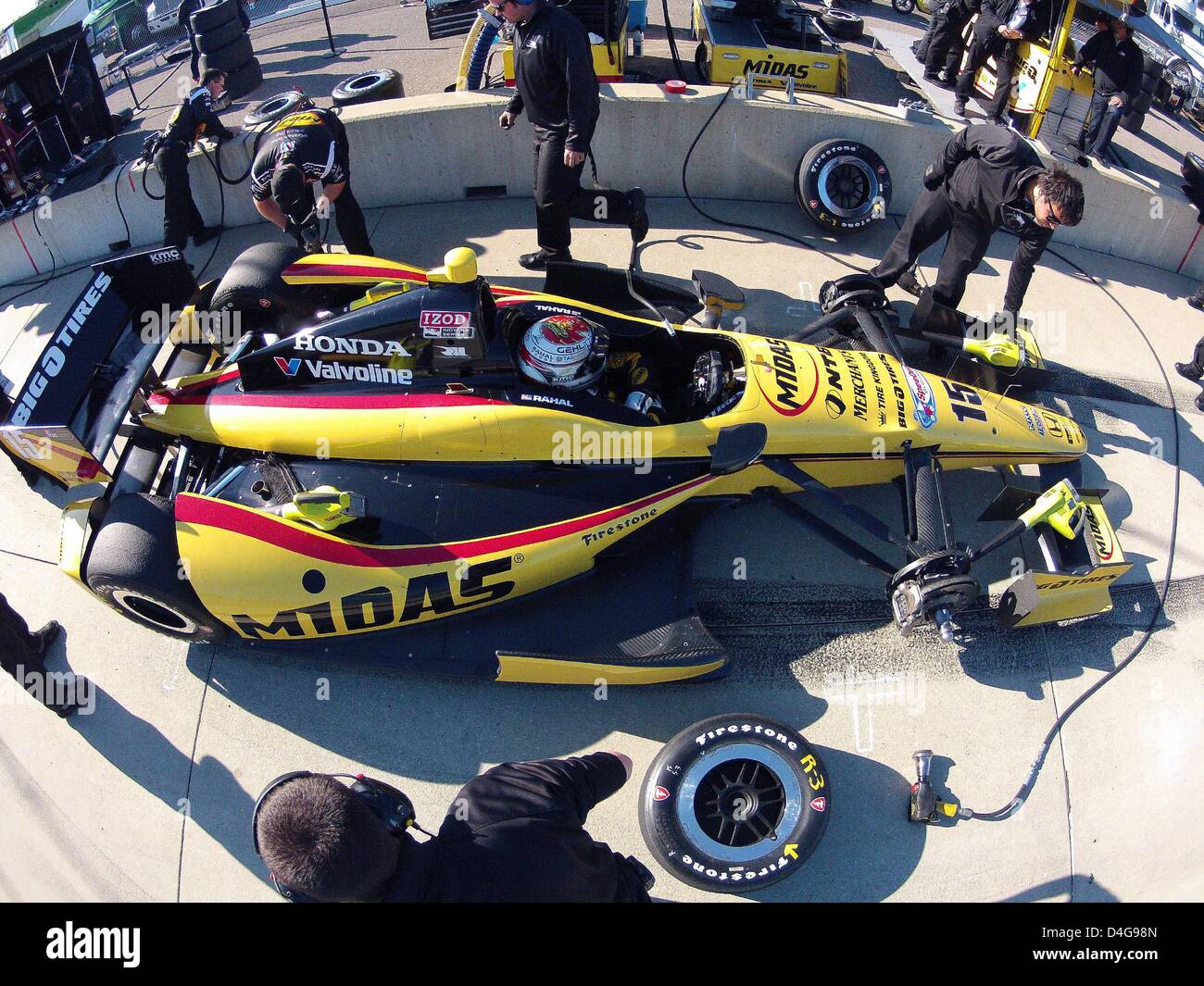 27. Juni 2011 - Birmingham, Alabama, USA - Indycar Test im Barber Motorsports Park, Birmingham, AL, März 11-13/2013, GRAHAM RAHAL Rahal Letterman Lannigan Racing (Kredit-Bild: © Ron Bijlsma/ZUMAPRESS.com) Stockfoto