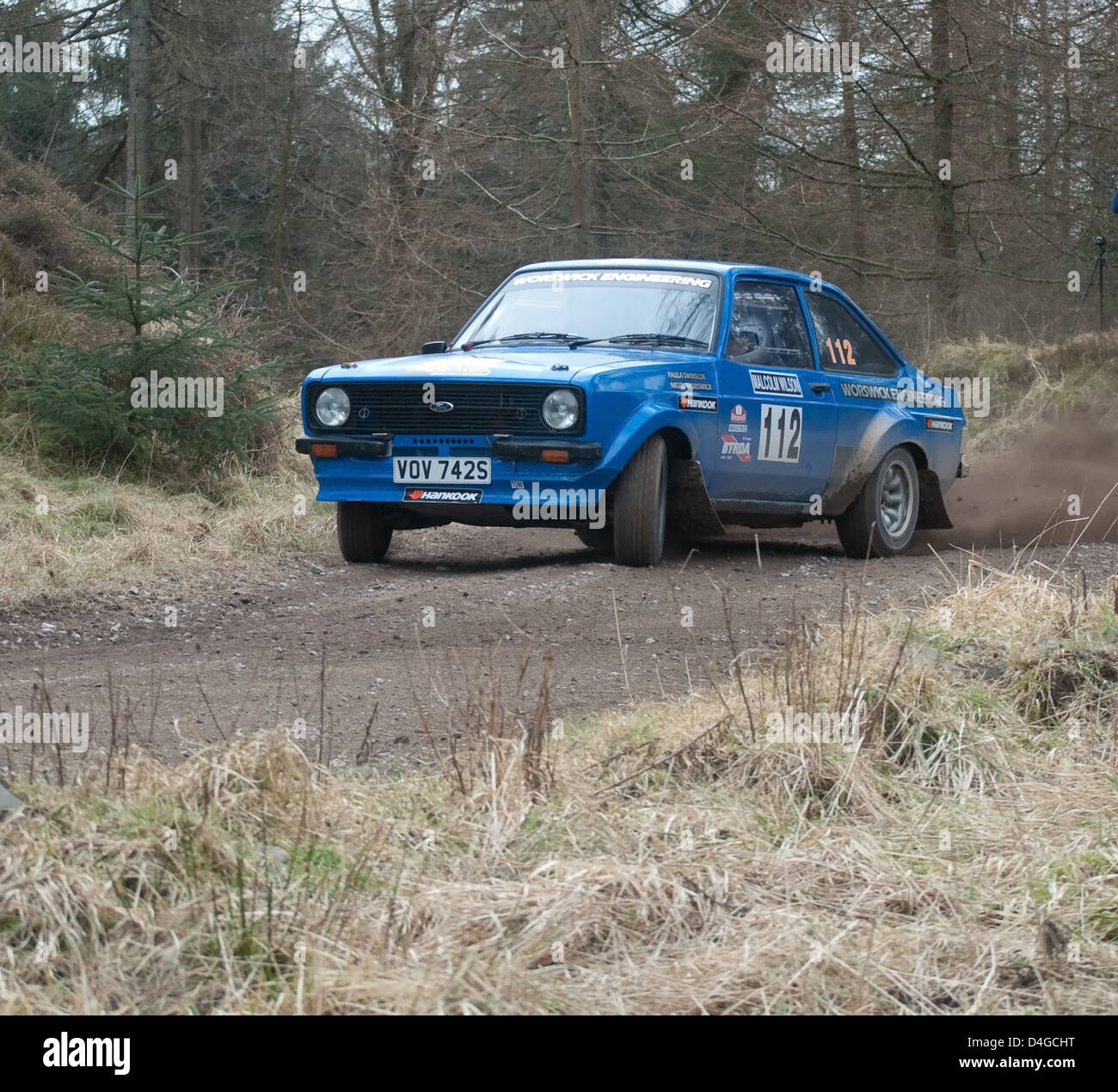 Malcolm Wilson-Rallye Stockfoto