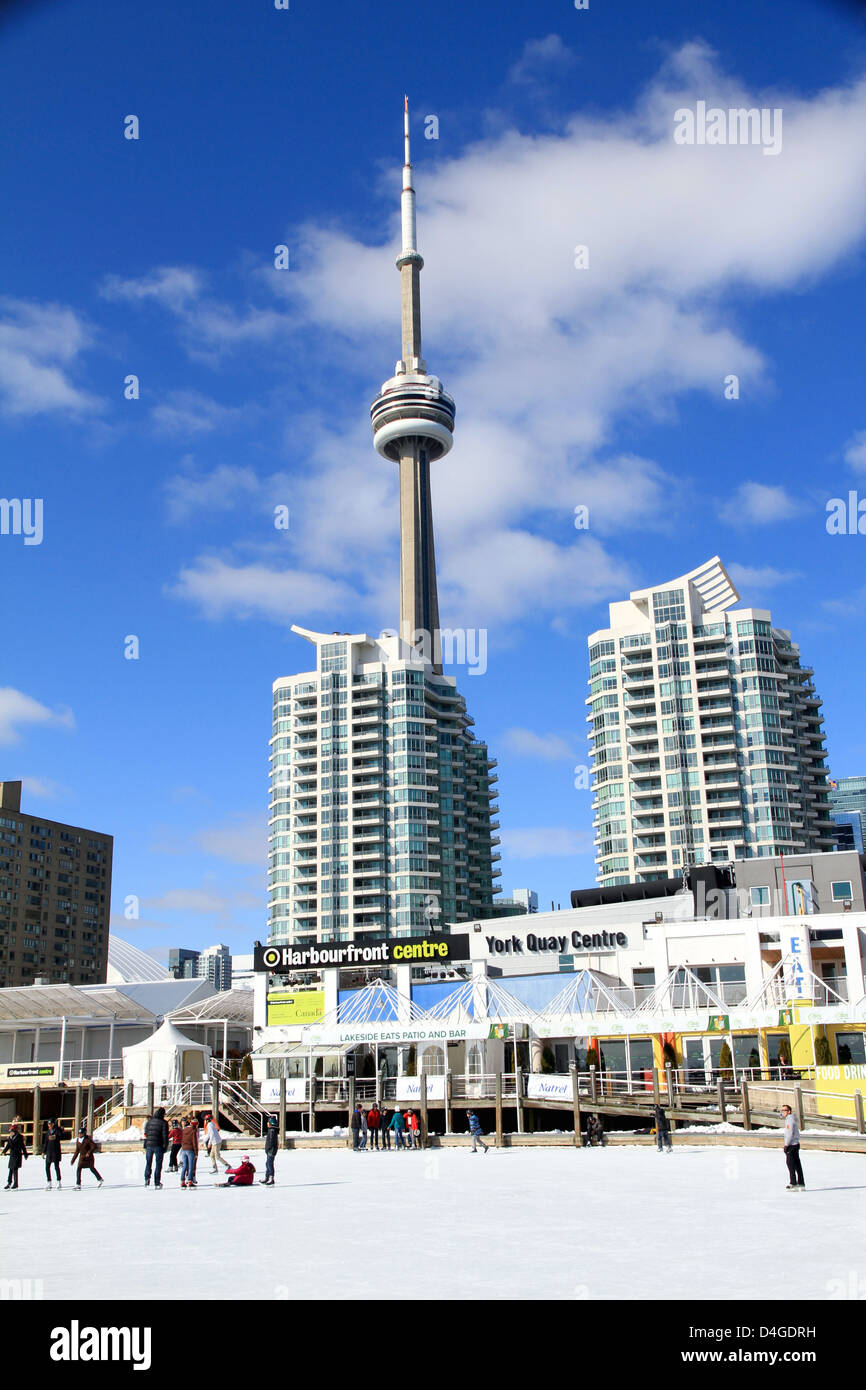 Eislaufen in Toronto Stockfoto