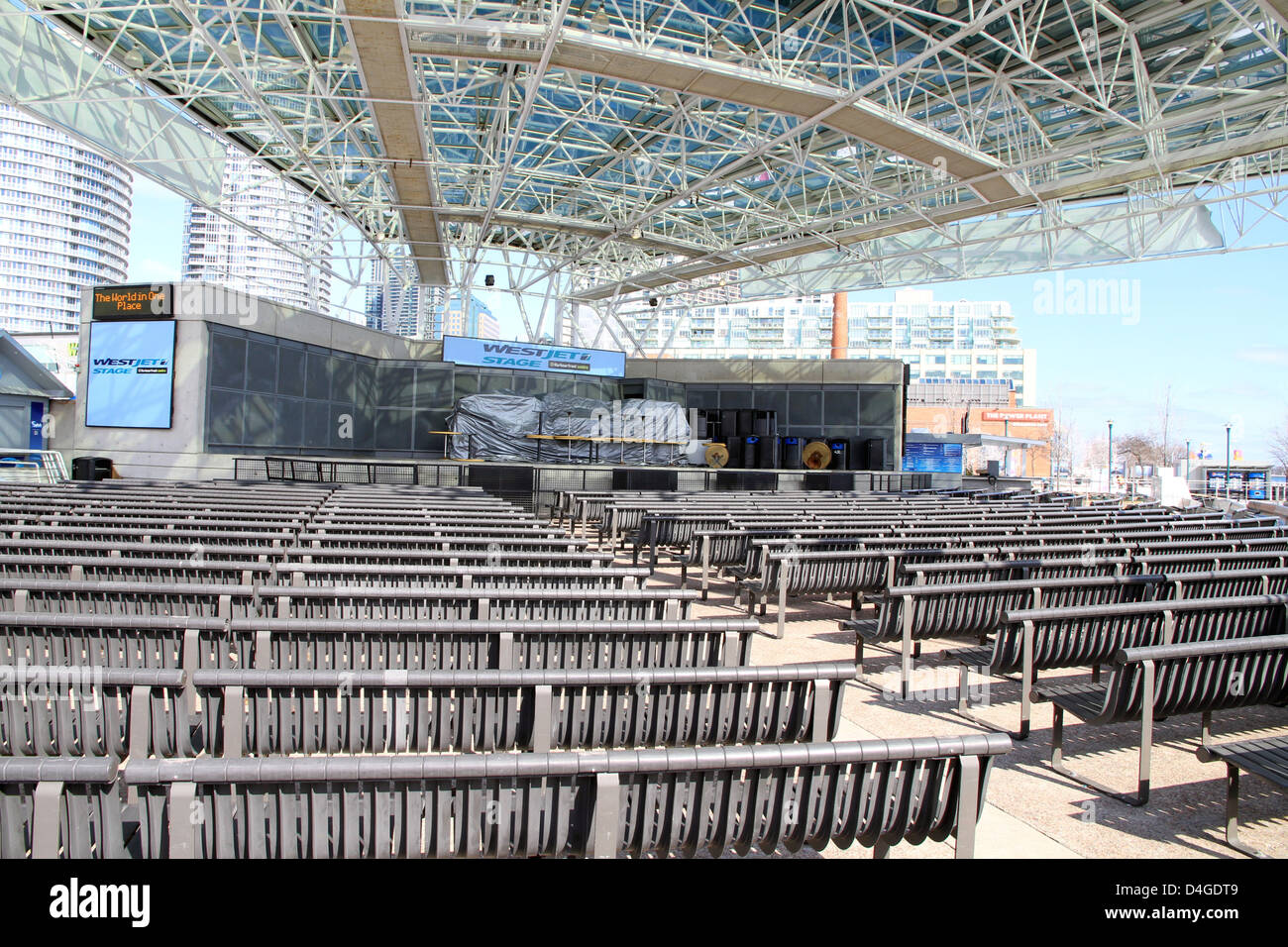 Toronto Harbourfront Amphitheater Stockfoto