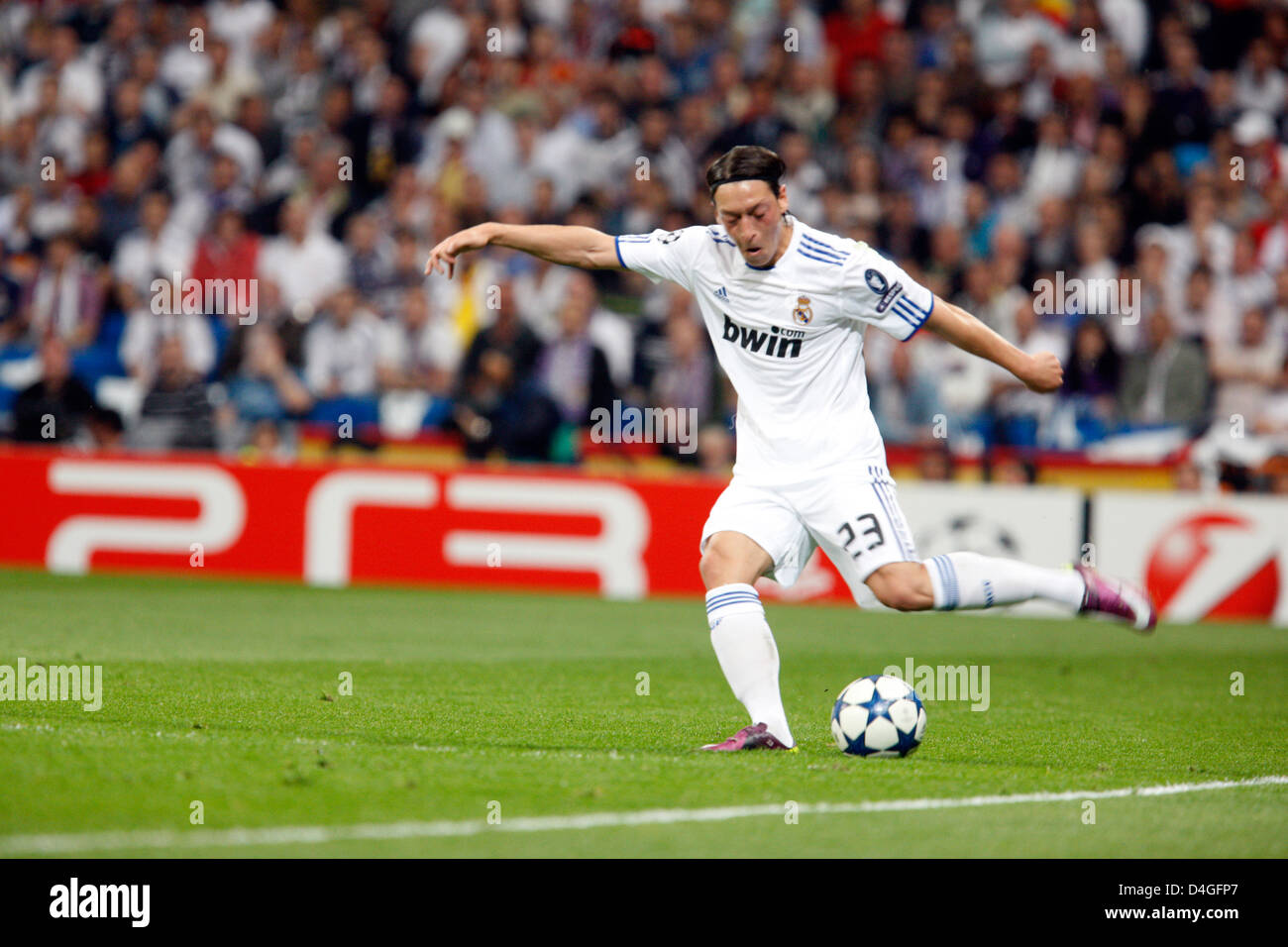 Madrid, Mesut Oezil, Real Madrid CF, das Halbfinale der UEFA Champions League Stockfoto