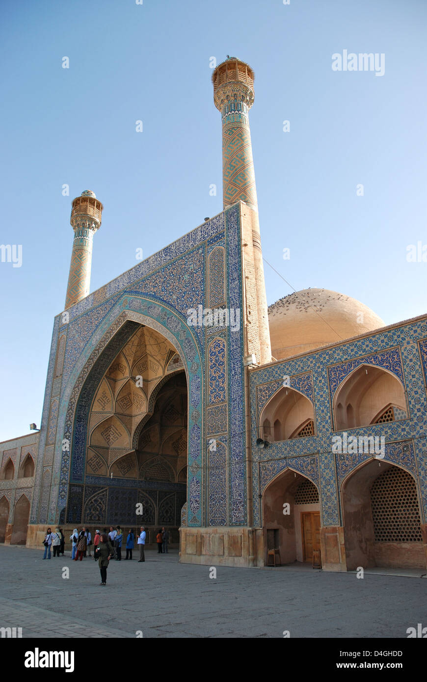 Jamé Moschee, Isfahan, Iran Stockfoto