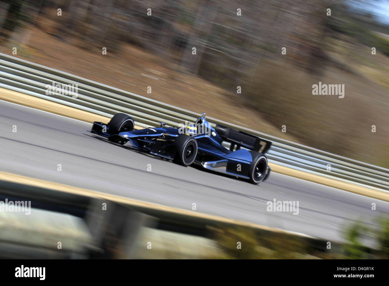 Birmingham, Alabama, USA. 13. März 2013. IndyCar-Tests im Barber Motorsports Park, Birmingham, AL, März 11-13/2013, SEBASTIEN BOURDAIS, Dragon Racing (Bild Kredit: Credit: Ron Bijlsma/ZUMAPRESS.com/Alamy Live-Nachrichten) Stockfoto