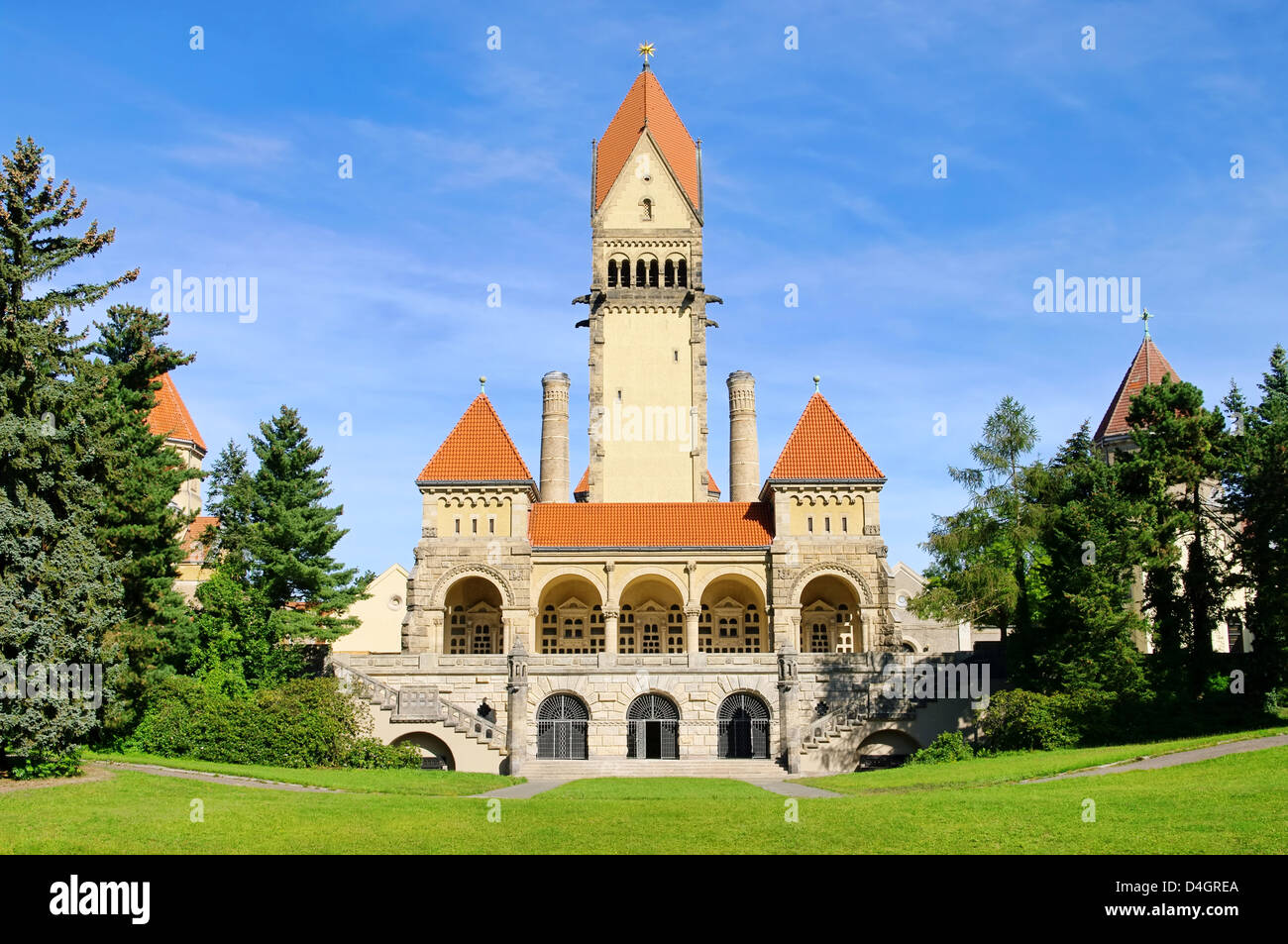 Leipzig Kapellenanlage - Kapelle Standort Leipzig 08 Stockfoto