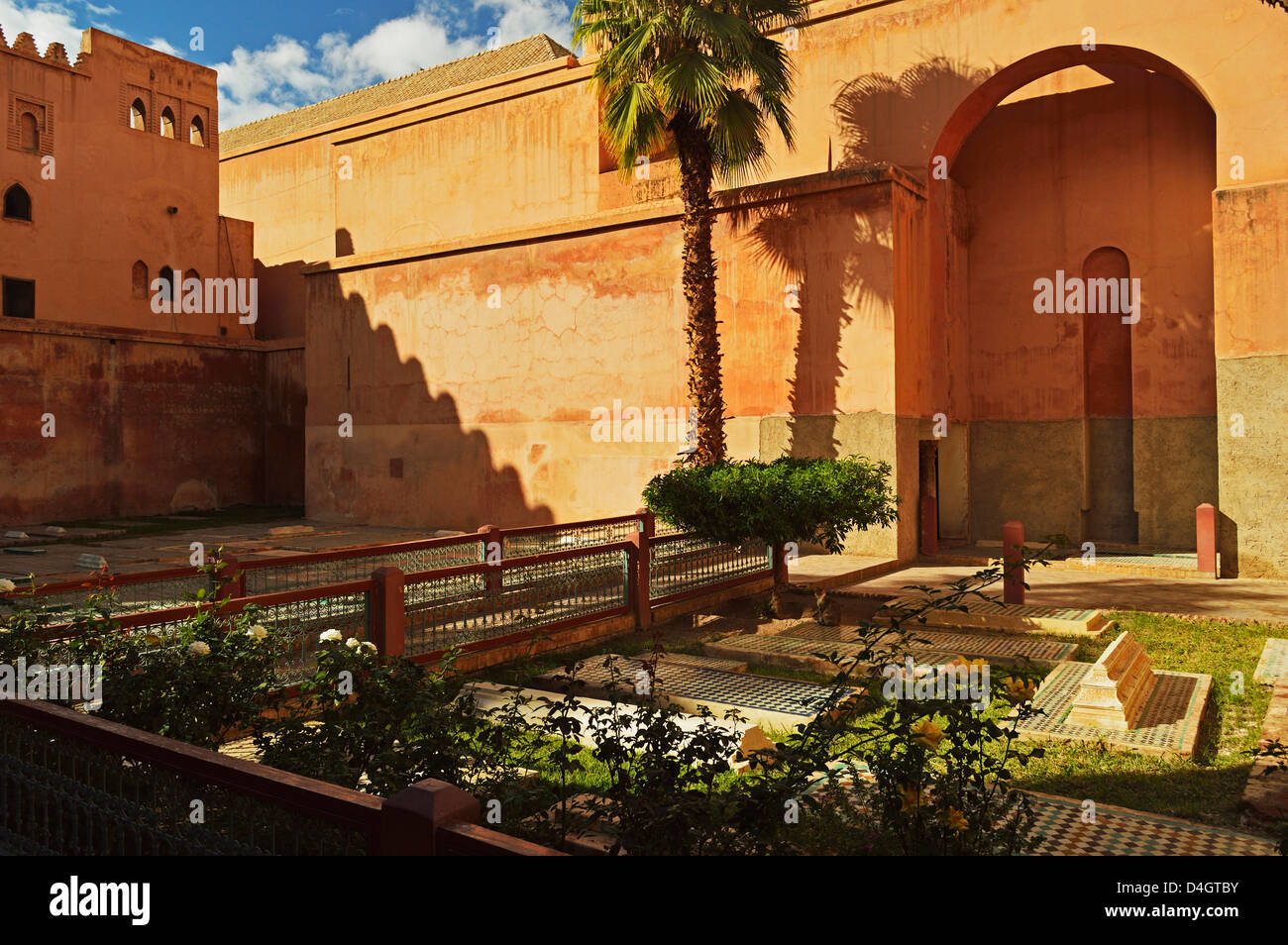 Saadian Gräber, Medina, Marrakesch, Marokko, Nordafrika Stockfoto