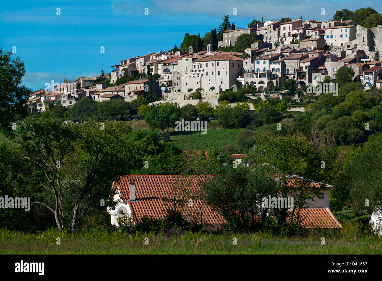 Vezenobres, Gard, Languedoc-Roussillon-Frankreich Stockfoto