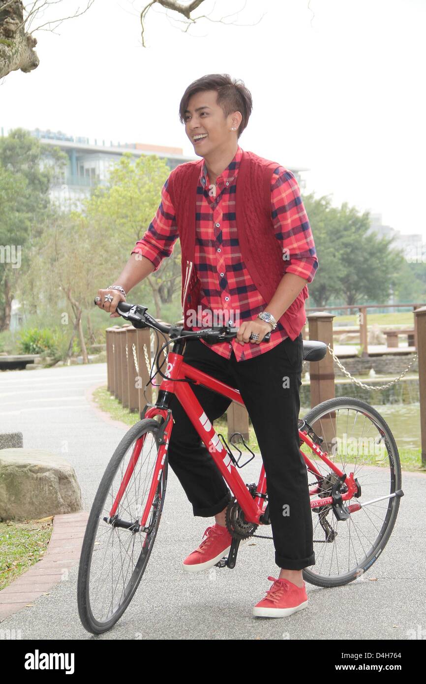 Zeigen Sie, dass Lo am Mittwoch, 13. März 2013 Handelstätigkeit in Taipei, Taiwan, China besuchte. Stockfoto