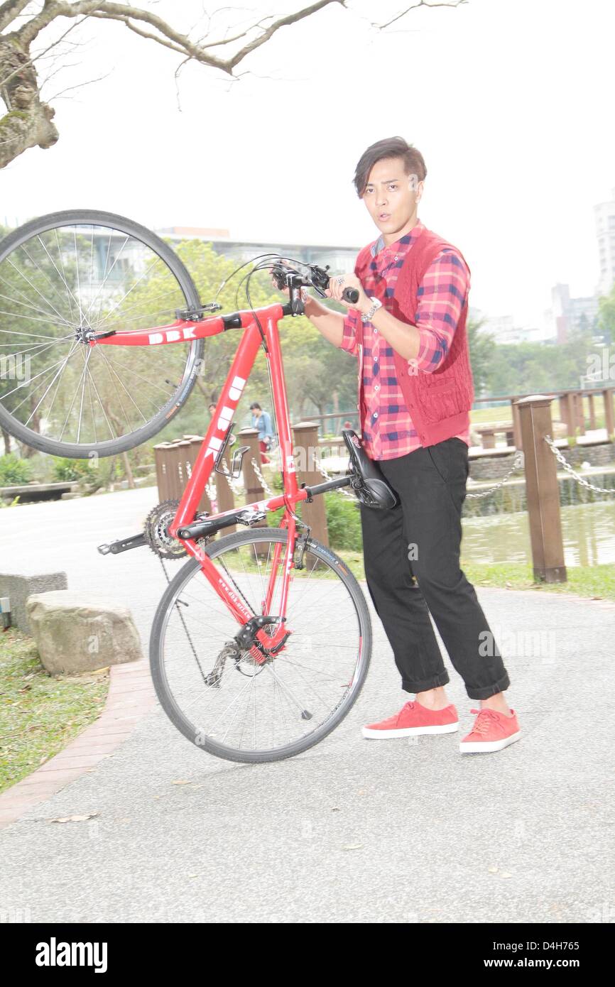 Zeigen Sie, dass Lo am Mittwoch, 13. März 2013 Handelstätigkeit in Taipei, Taiwan, China besuchte. Stockfoto