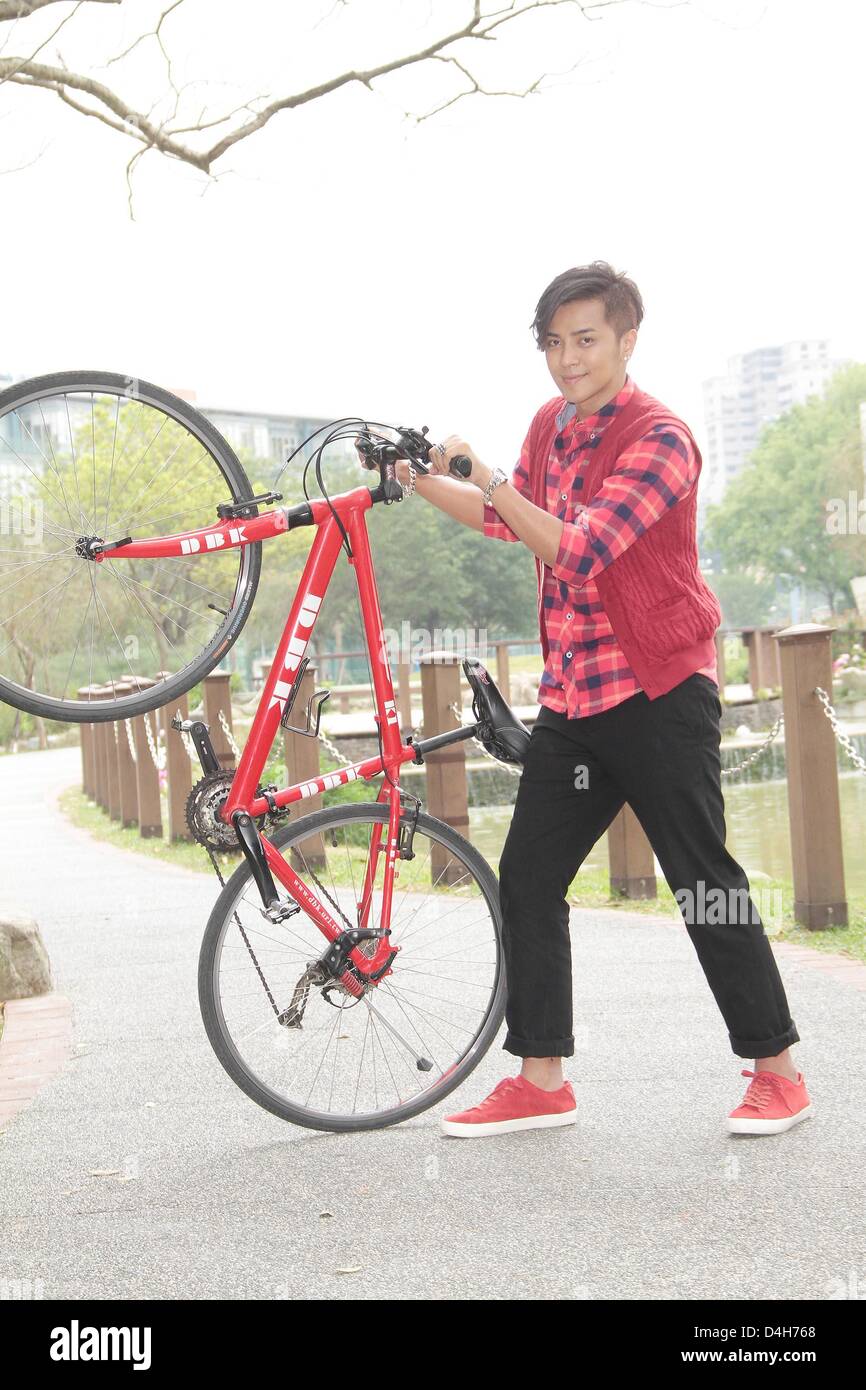 Zeigen Sie, dass Lo am Mittwoch, 13. März 2013 Handelstätigkeit in Taipei, Taiwan, China besuchte. Stockfoto