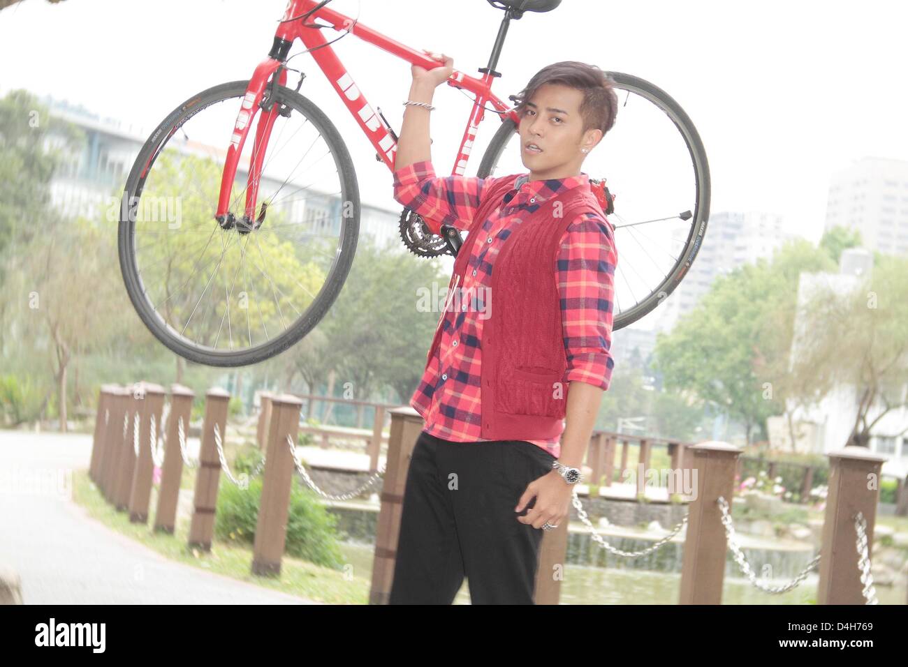 Zeigen Sie, dass Lo am Mittwoch, 13. März 2013 Handelstätigkeit in Taipei, Taiwan, China besuchte. Stockfoto