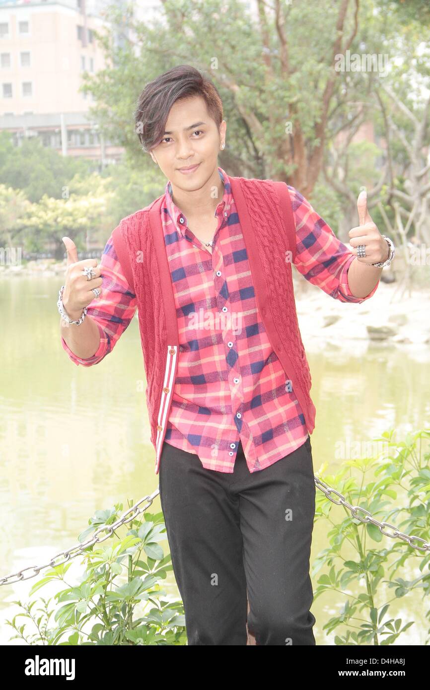 Zeigen Sie, dass Lo am Mittwoch, 13. März 2013 Handelstätigkeit in Taipei, Taiwan, China besuchte. Stockfoto