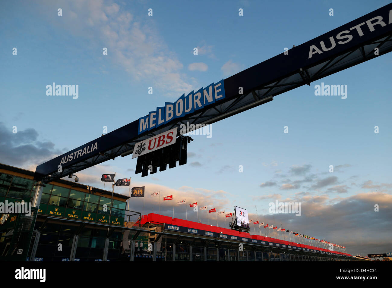 Melbourne, Australien. 14. März 2013. Motorsport: FIA Formula One World Championship 2013, Grand Prix von Australien, Albert Park, Gesamtansicht Credit: Dpa Picture-Alliance / Alamy Live News Stockfoto