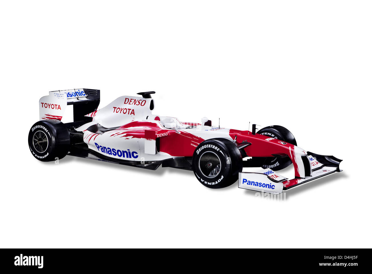 Der neue Toyota Formel1 Rennwagen TF109 für 2009 online, präsentiert wird 15. Januar 2009. Foto: PANASONIC TOYOTA RACING (Achtung: nur zur redaktionellen Verwendung) Stockfoto