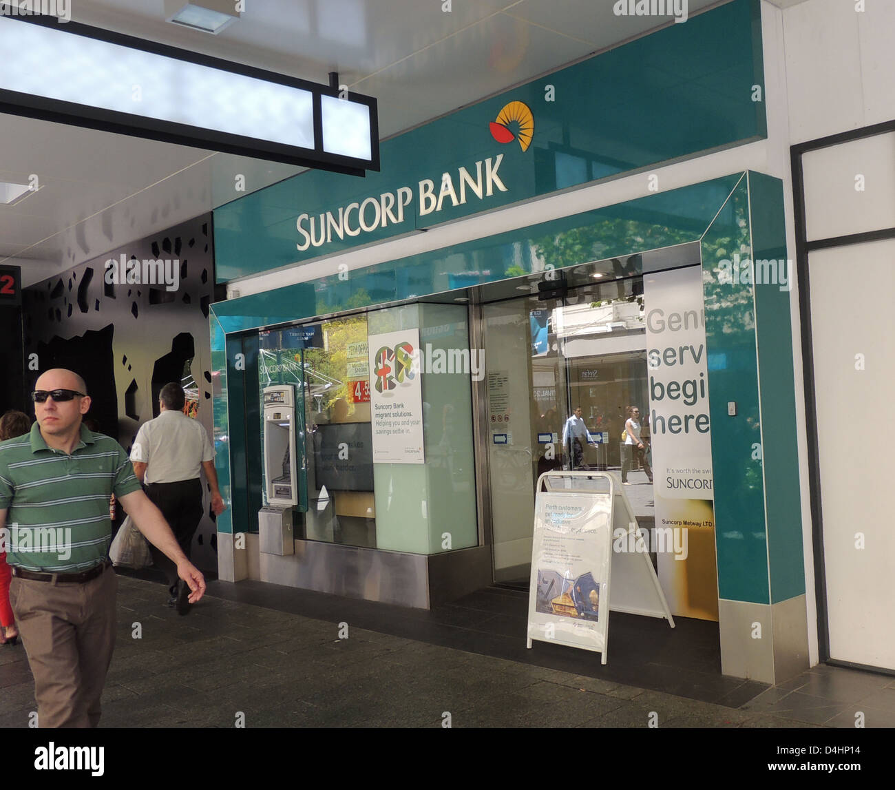 SUNCORP Bankfiliale in Perth, Australien Stockfoto