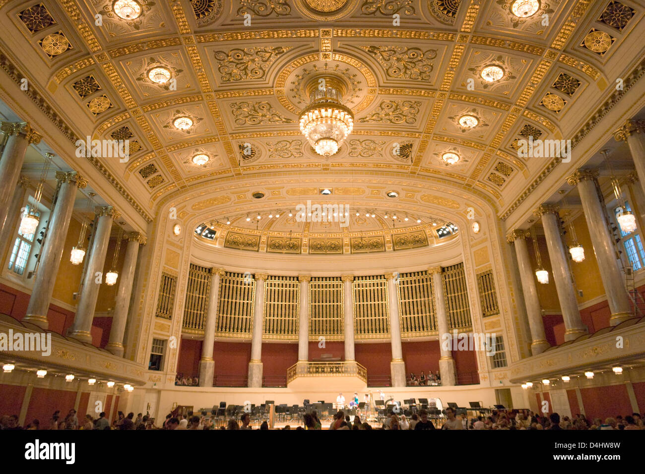 Konzert Haus Wien. KEINE FREIGABE. Stockfoto