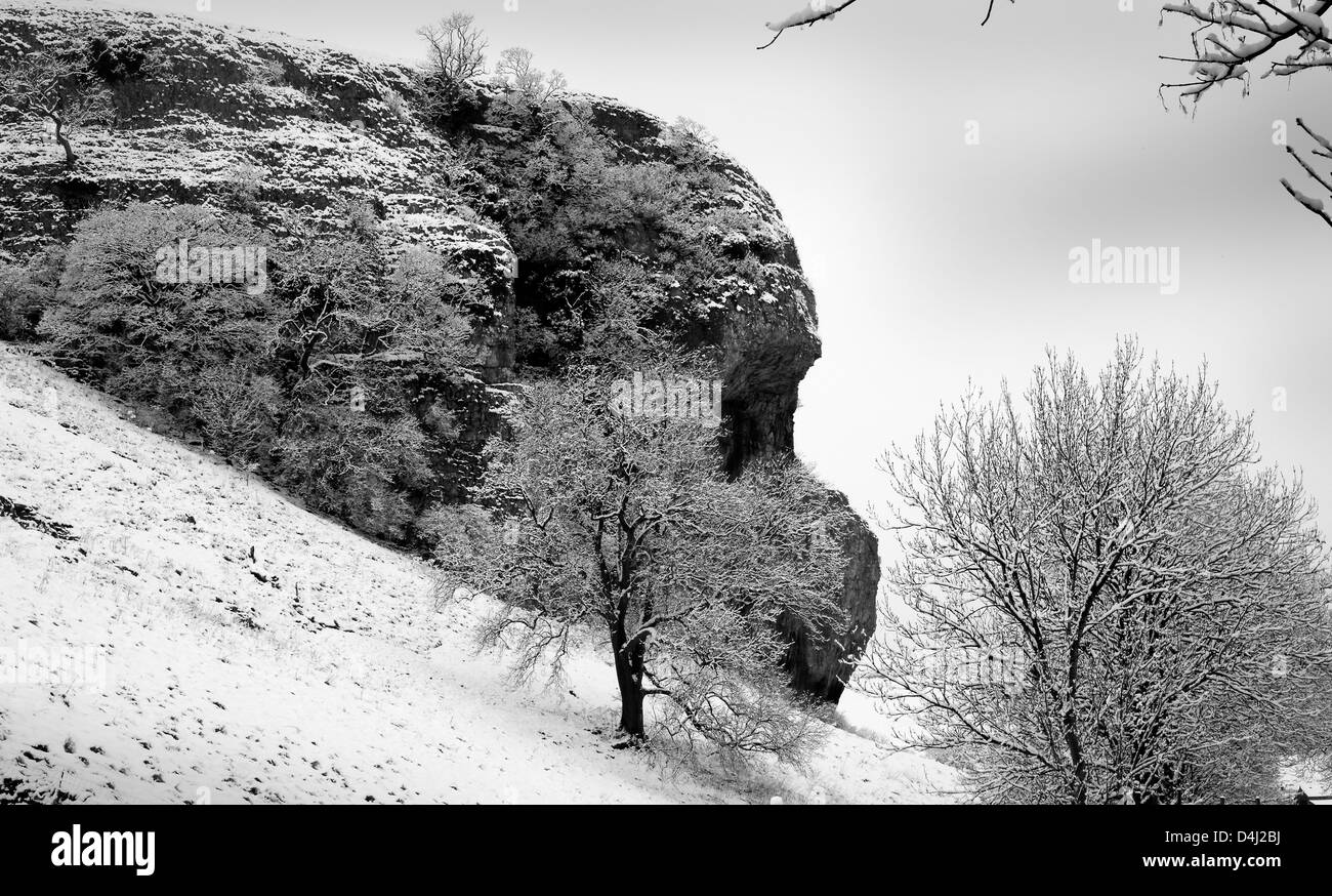 Kilnsey Crag North Yorkshire Dales Stockfoto
