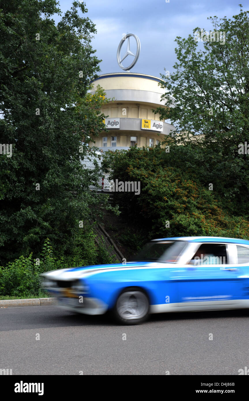 Berlin, Deutschland, Oldtimer in der ADAC Rallye Avus Classic Stockfoto