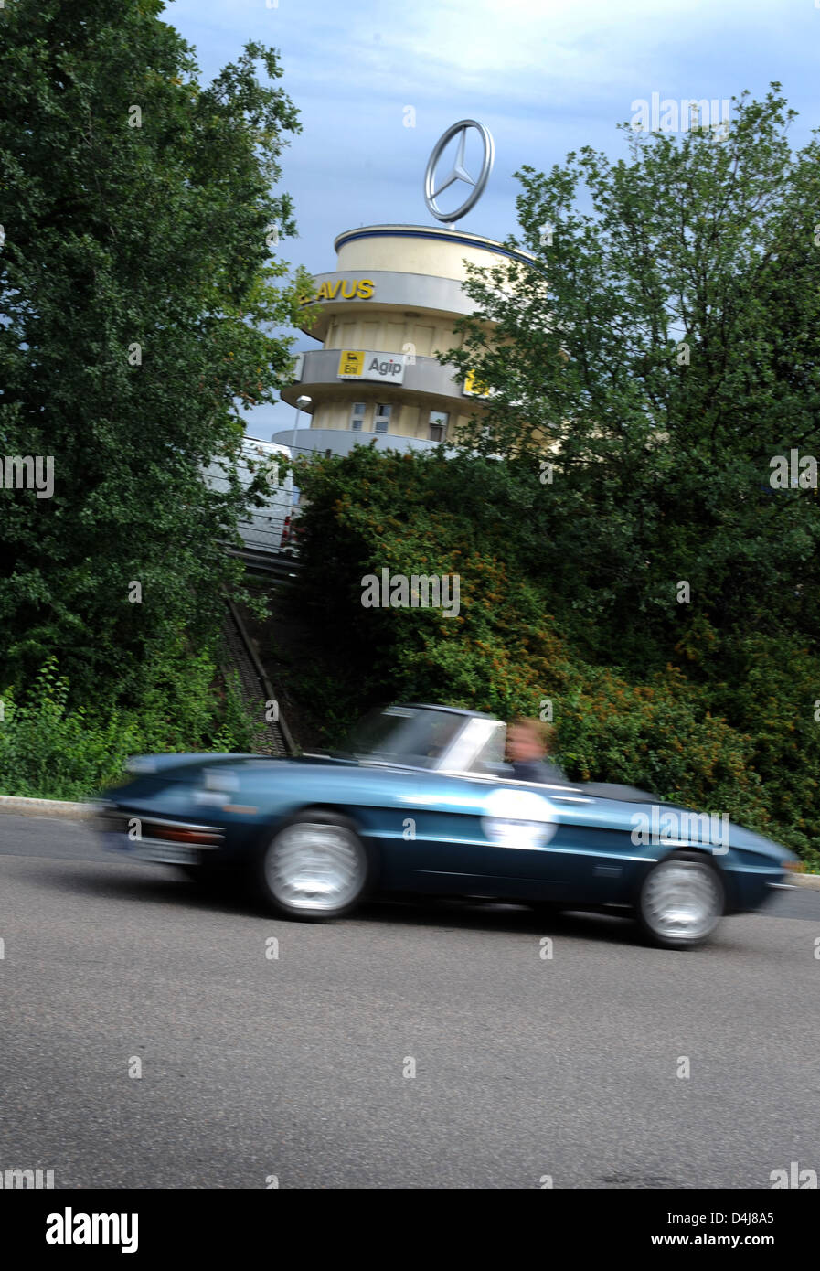 Berlin, Deutschland, Oldtimer in der ADAC Rallye Avus Classic Stockfoto
