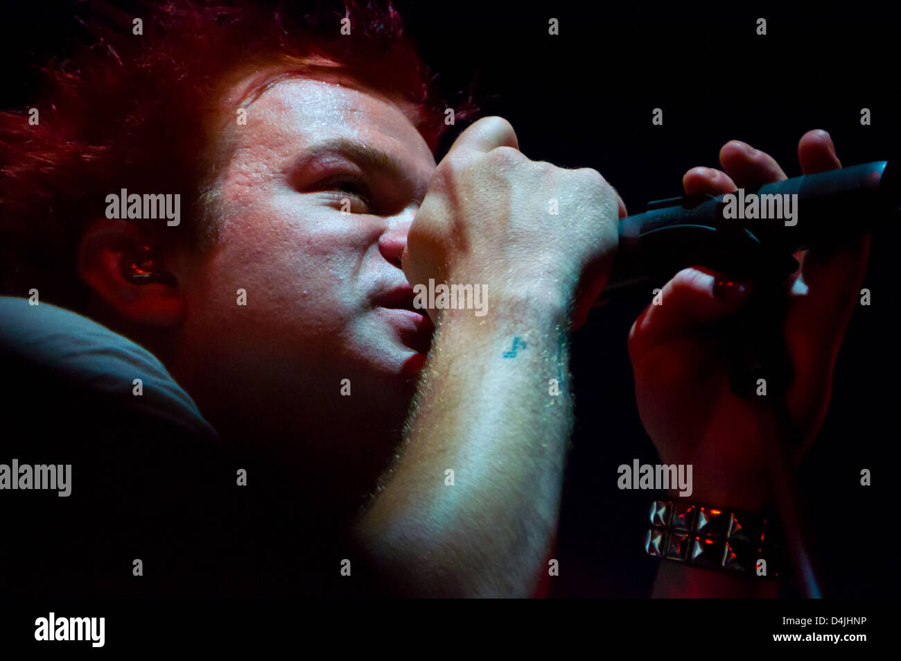 Deryck Whibley. Sum 41 Konzert in der Arena Moskau.  25. Juli 2012 - Arena Moscow, Moskau, Russland Stockfoto