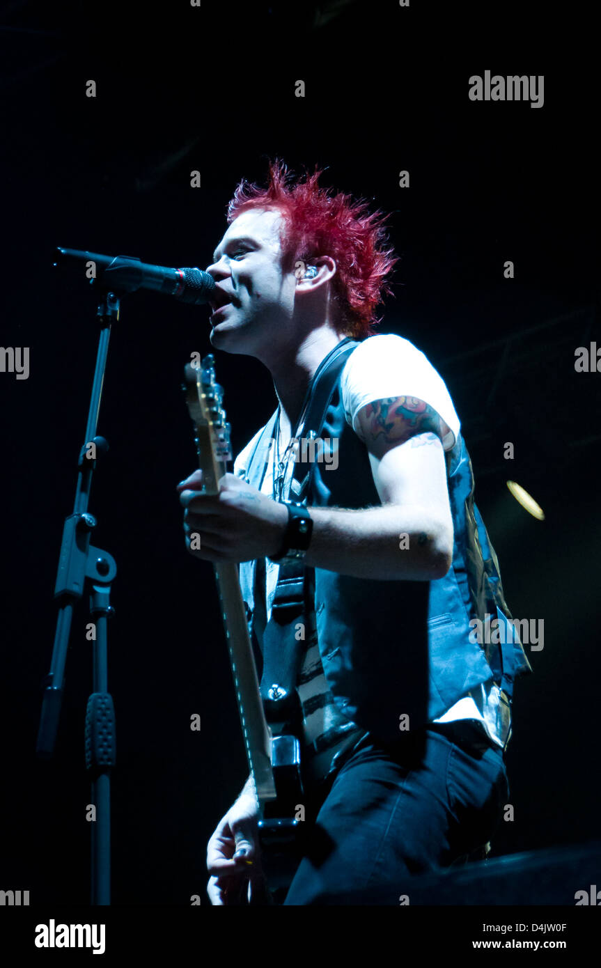 Deryck Whibley. Sum 41 Konzert in der Arena Moskau.  25. Juli 2012 - Arena Moscow, Moskau, Russland Stockfoto