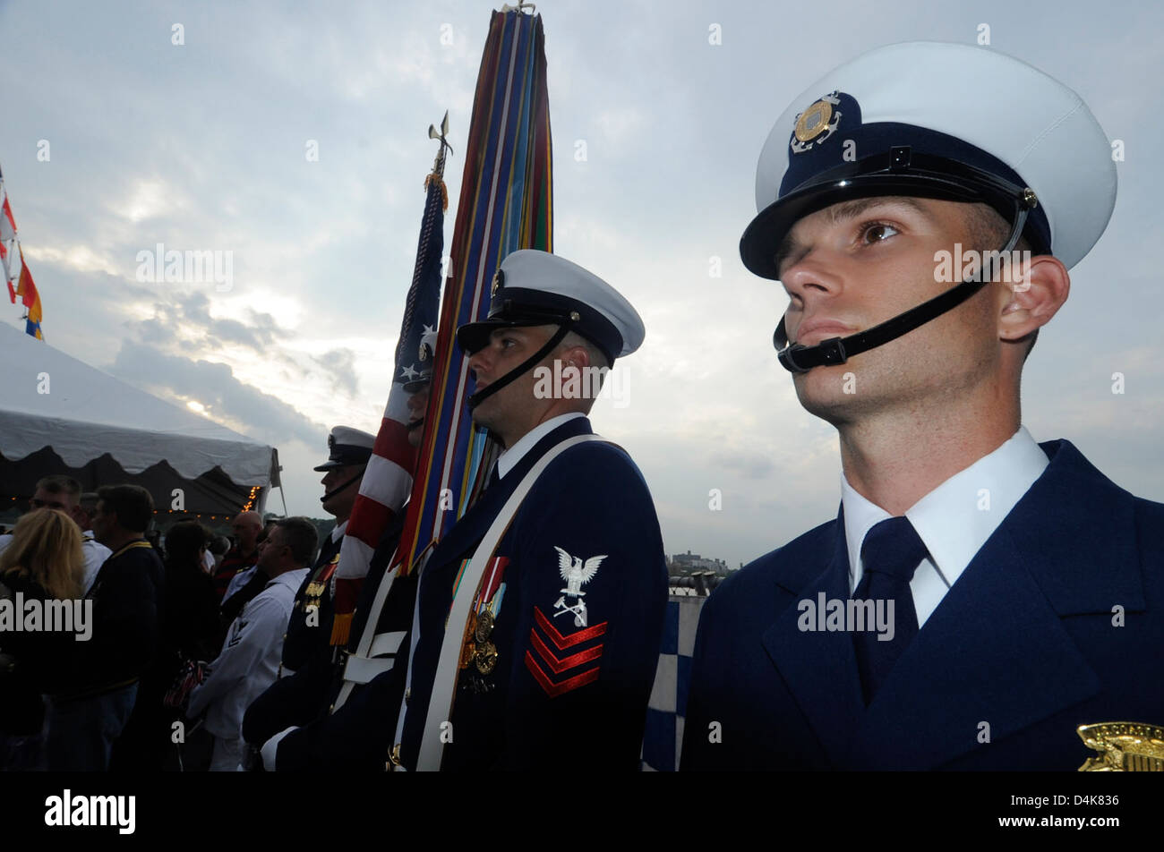 Post-Farben während der Fleet Week Stockfoto