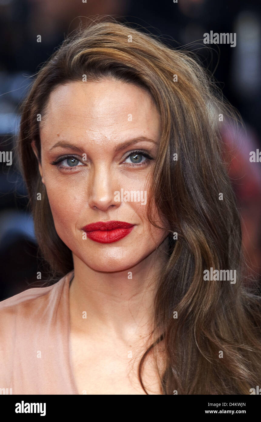 US-Schauspielerin Angelina Jolie kommt für die Weltpremiere des Films? Inglorious Basterds? bei den 62. Filmfestspielen in Cannes, Frankreich Mai 20. 2009. Foto: Hubert Boesl Stockfoto