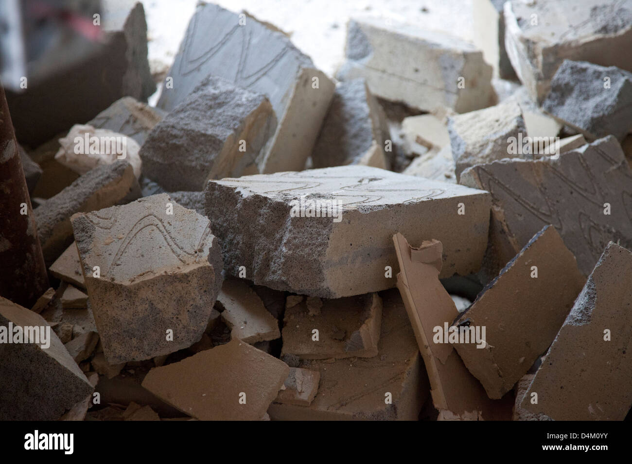 Bauschutt Stockfoto
