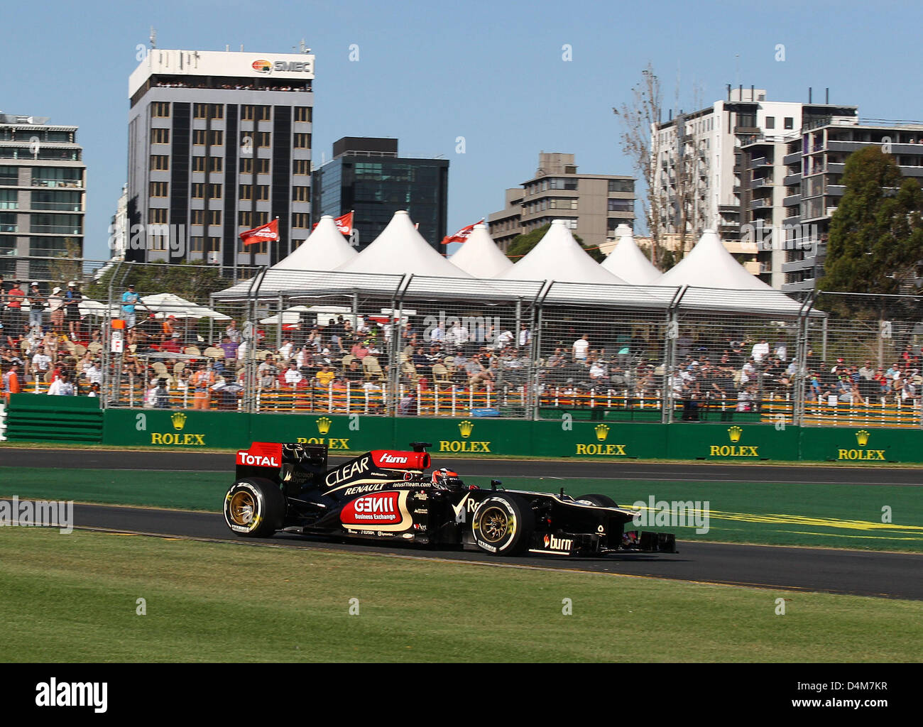Melbourne, Australien. 15. März 2013.  Formel 1 GP, Australien in Melborne 15.03.2013, Kimi Räikkönen, Lotus F1 Team Stockfoto