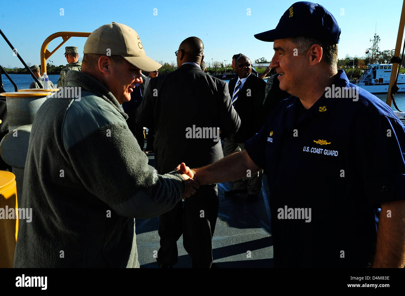 Coast Guard beherbergt Alabama Kommandanten Gipfelteilnehmer Stockfoto