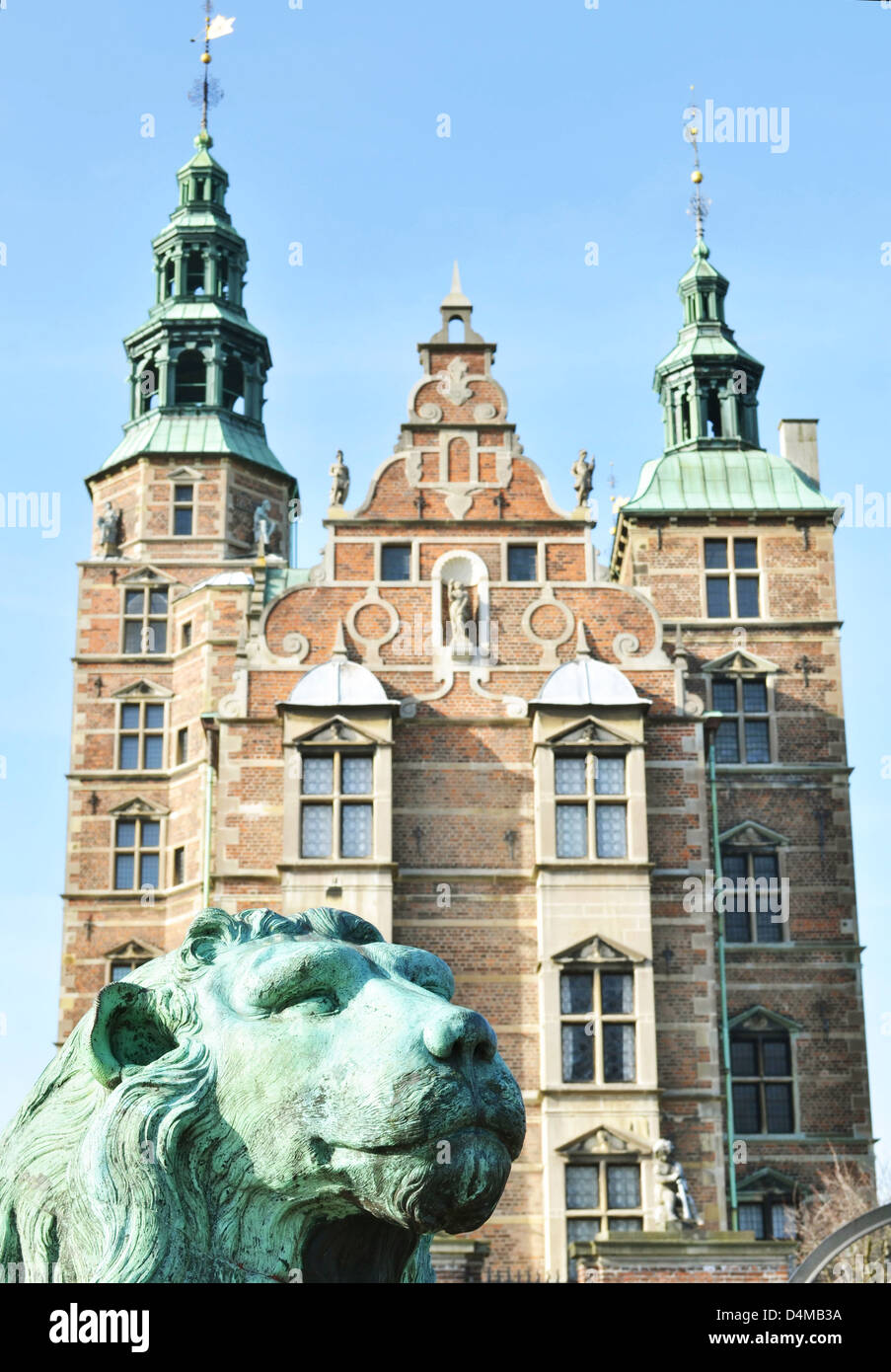 Schloss Rosenborg in Kopenhagen - Dänemark Stockfoto