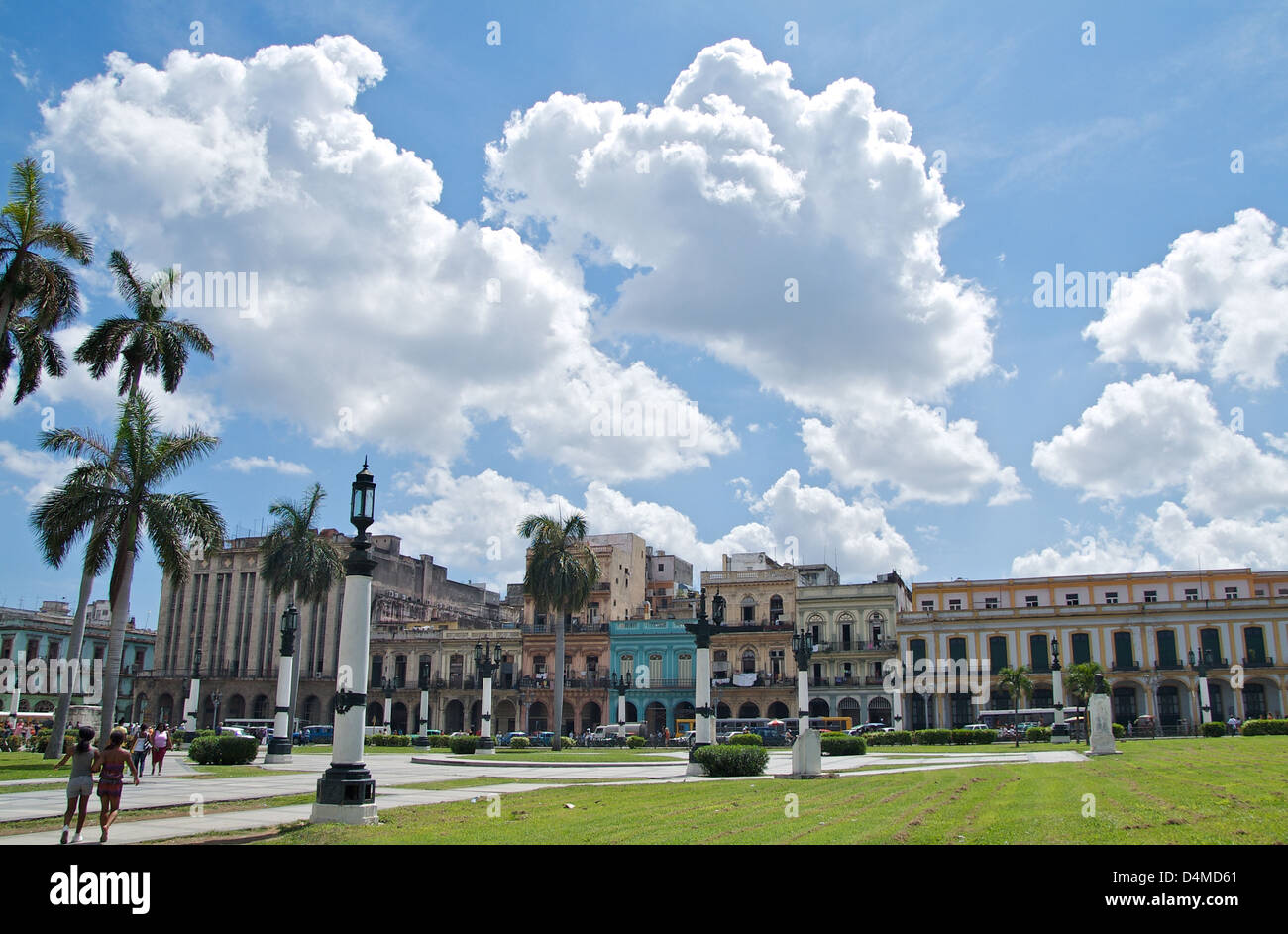 Havanna, Kuba, vor dem Capitol in Alt-Havanna Stockfoto