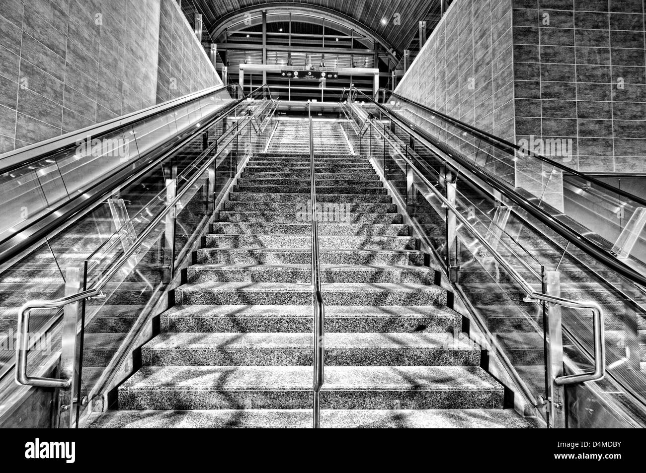 Bahnhof in Calgary, Alberta, Kanada Stockfoto