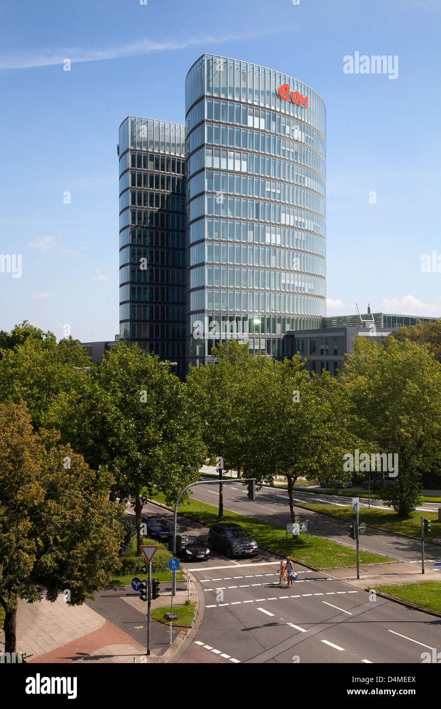 Essen, Deutschland, E.ON Ruhrgas-zentrale Stockfoto