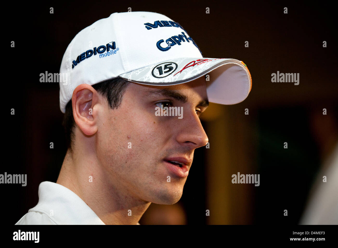 Adrian Sutil an der Grand-Prix-Frühstück, Krone, Melbourne. Stockfoto
