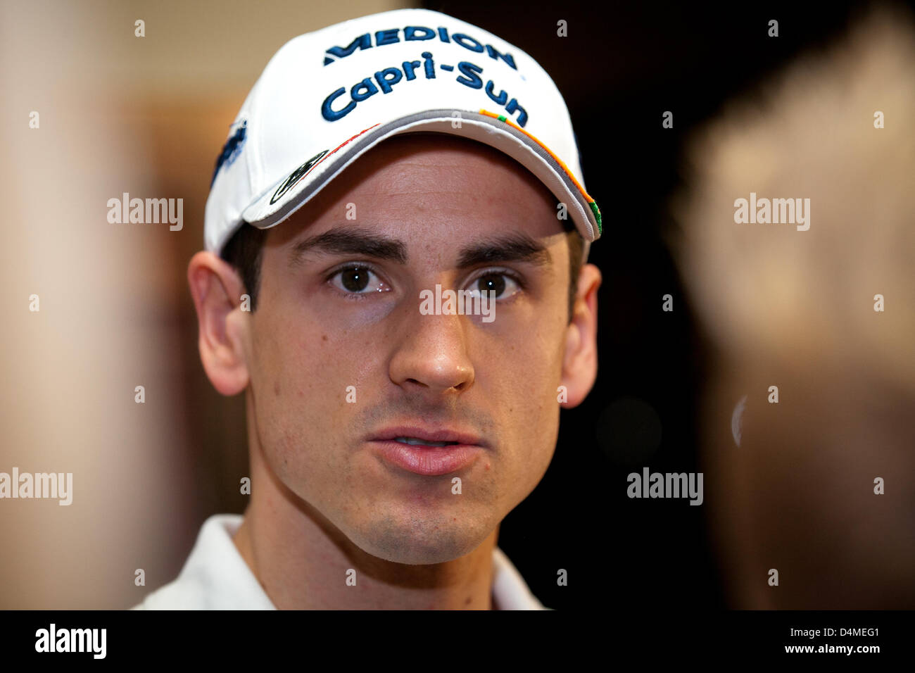 Adrian Sutil an der Grand-Prix-Frühstück, Krone, Melbourne, 16. März 2013. Stockfoto