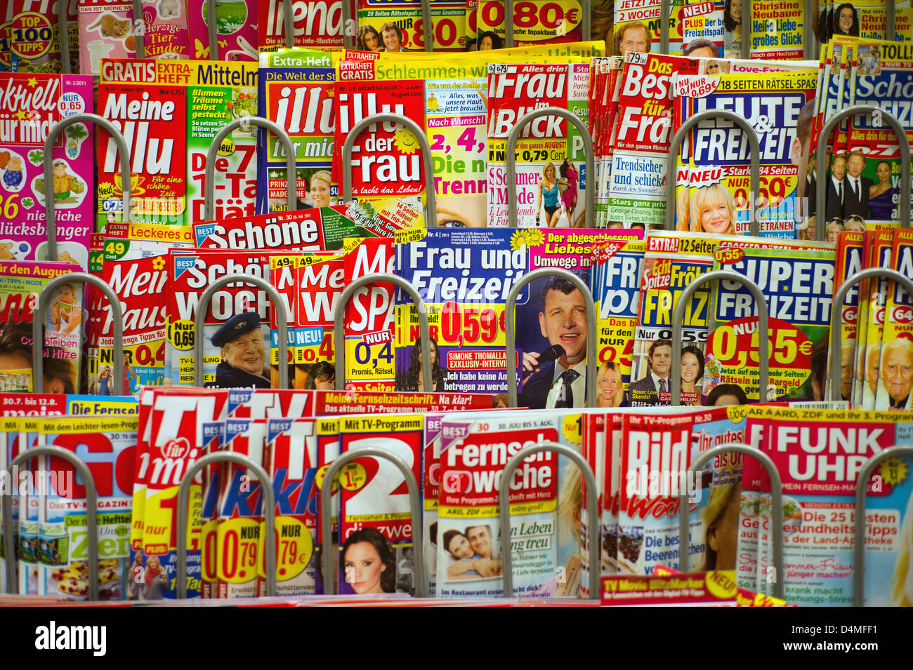 Berlin, Deutschland, JSTOR in einem Zeitungsladen Stockfoto