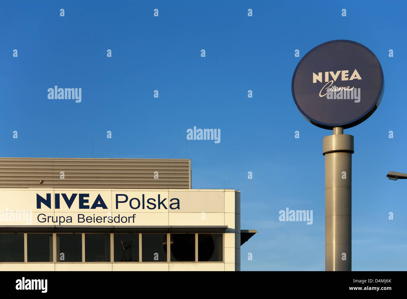 Posen, Polen, Sitz der NIVEA Polska Sp Z oo Stockfoto