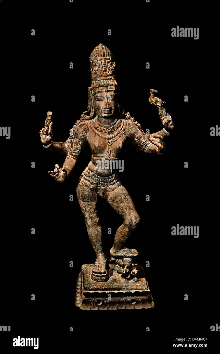 Tripurantaka - 11. Jahrhundert n. Chr. Indien Hindu Hinduismus Stockfoto