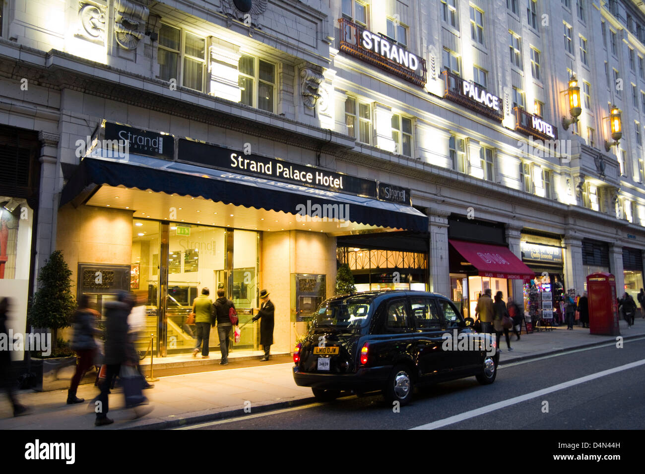 Das Strand Palace Hotel im Strang London England Stockfoto