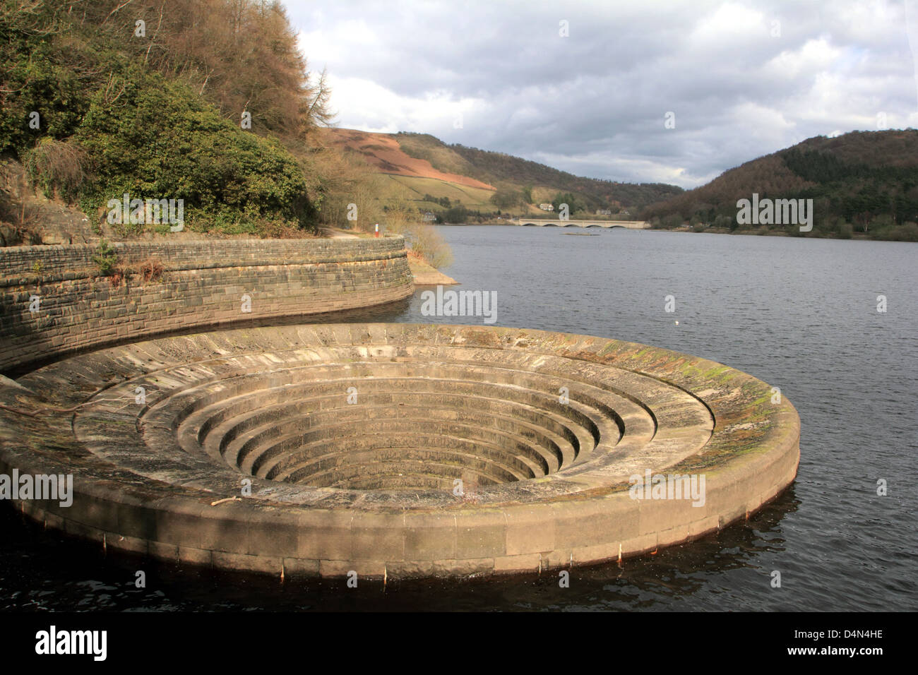 Ladybower Vorratsbehälter High Peak Derbyshire Stockfoto