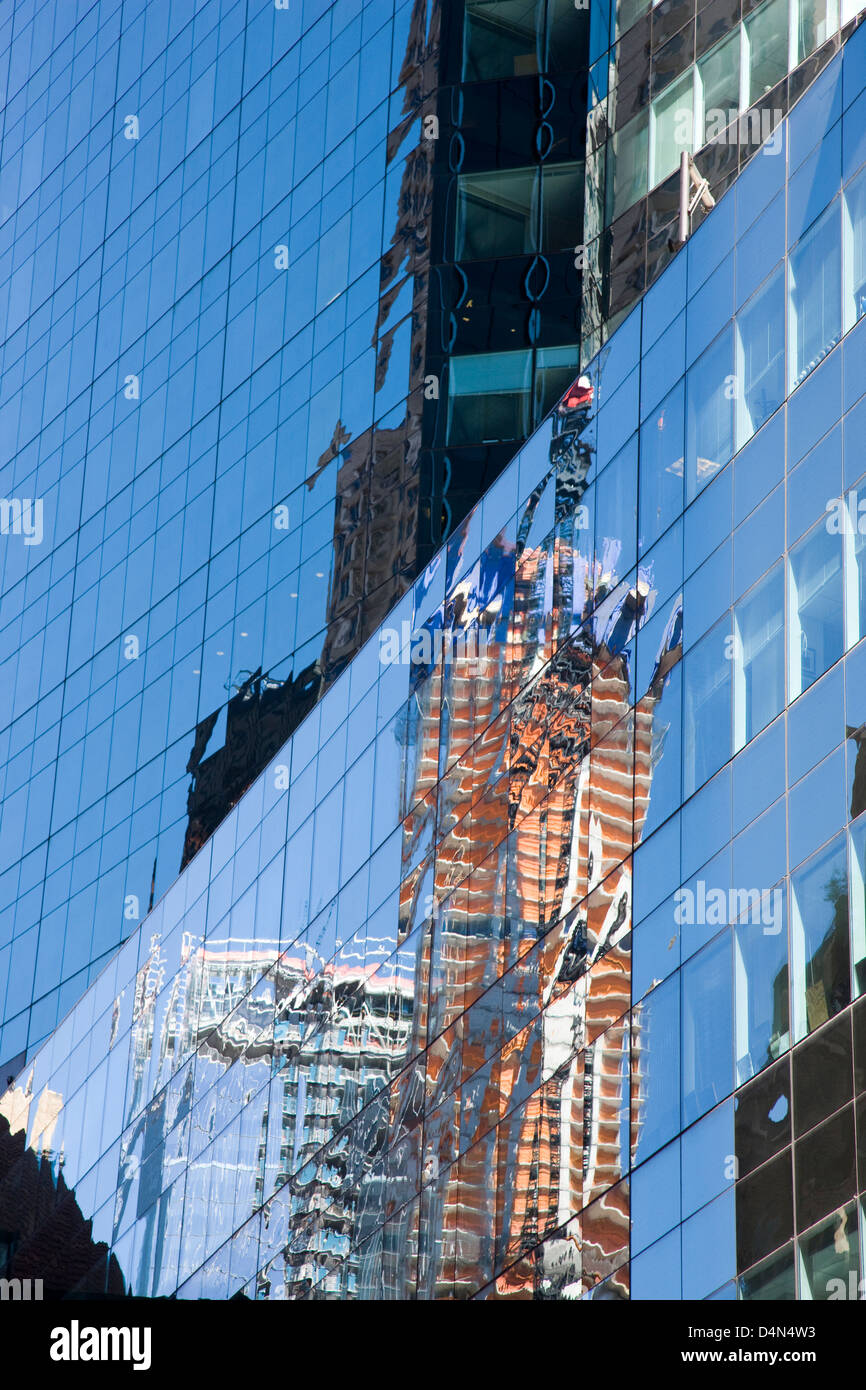 Neue Wolkenkratzer im Bau, mit Blick auf Central Park aus der South Skyline, New York Stockfoto