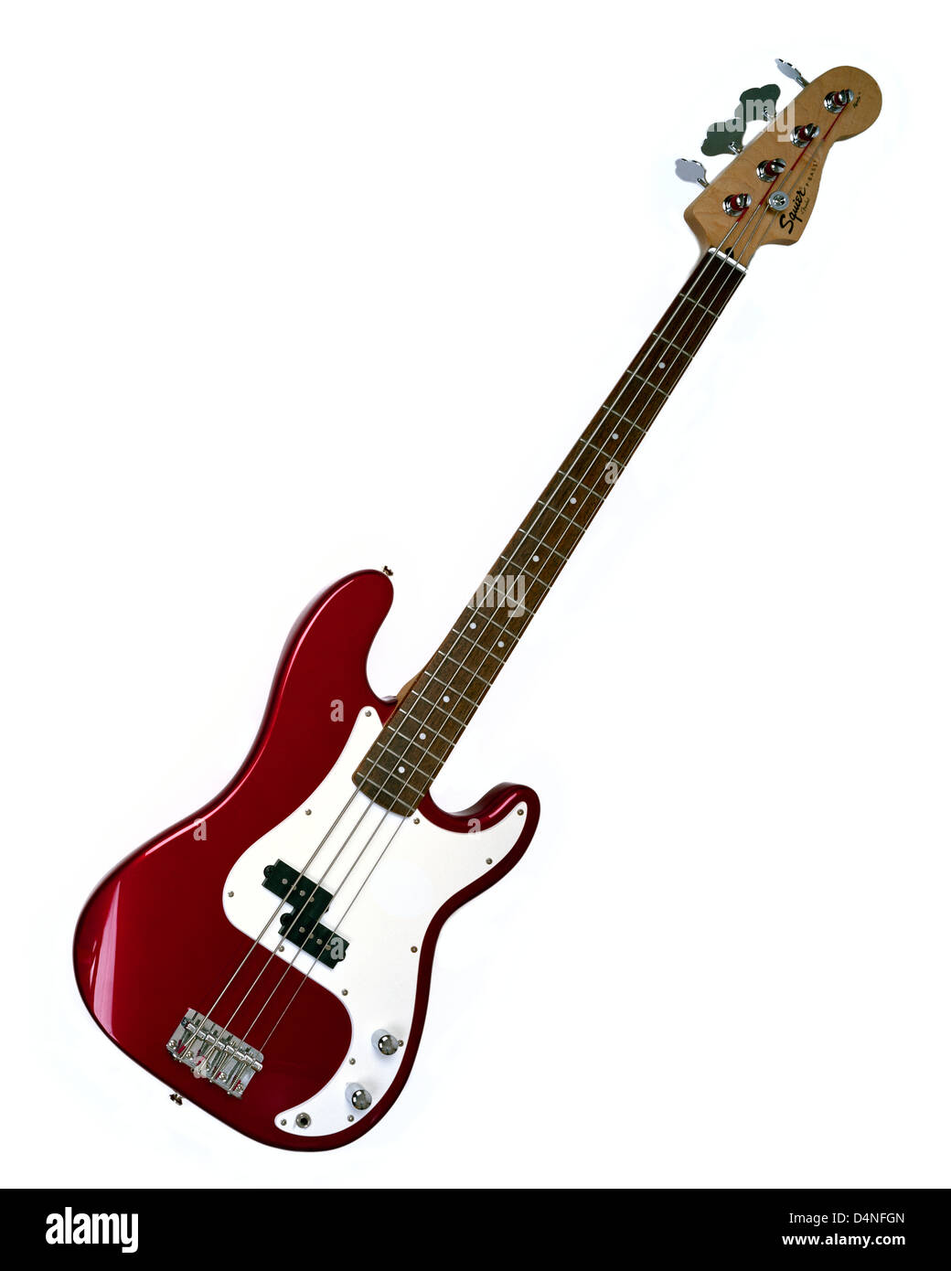 Squier Precision Bass von Fender Stockfoto