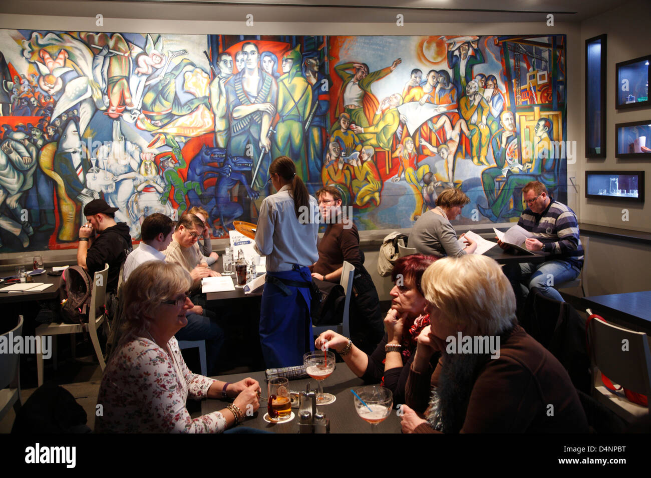 Restaurant DOMKLAUSE im DDR-Museum an der Spree, Berlin, Deutschland Stockfoto