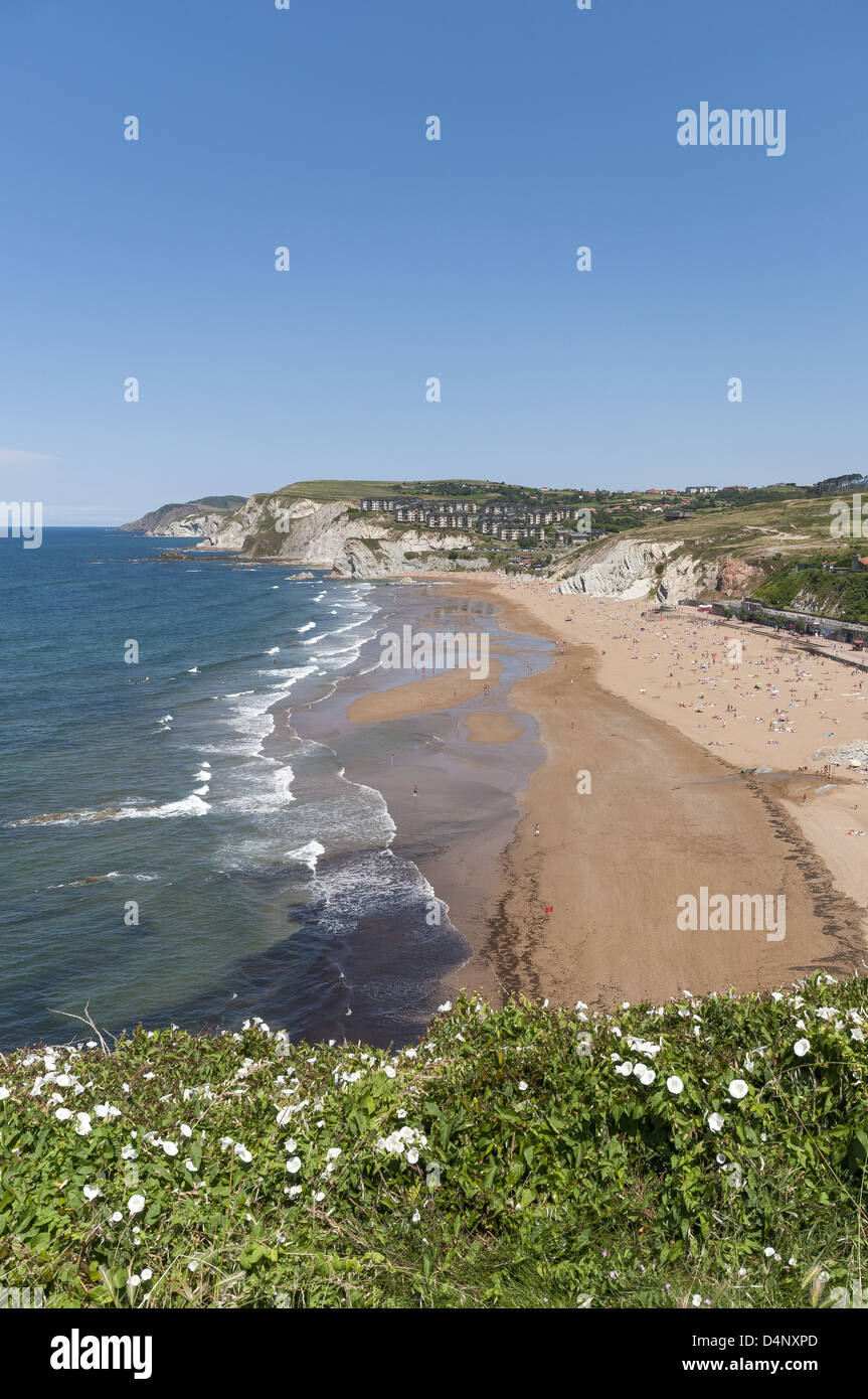Der Strand von Sopelana in der Nähe von Bilbao im baskischen Land, Spanien  Stockfotografie - Alamy