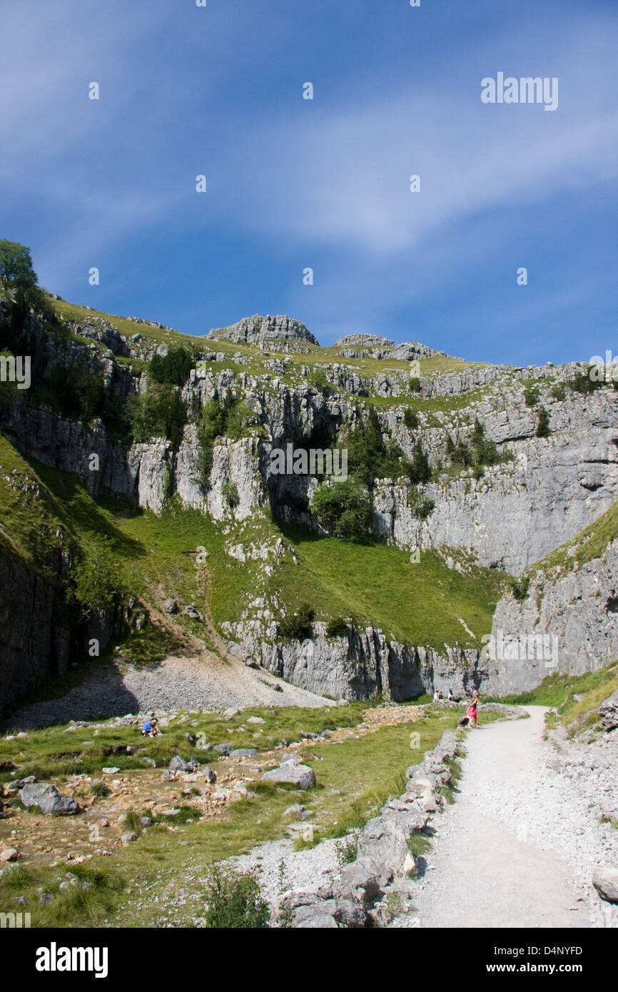 Gordale Narbe Stockfoto