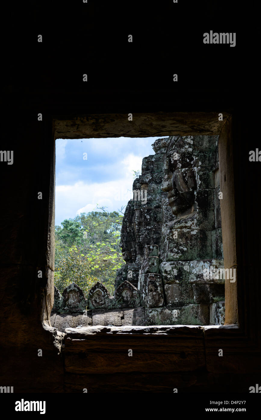 Bayon, Angkor Watt, Siem Reap, Kambodscha Stockfoto