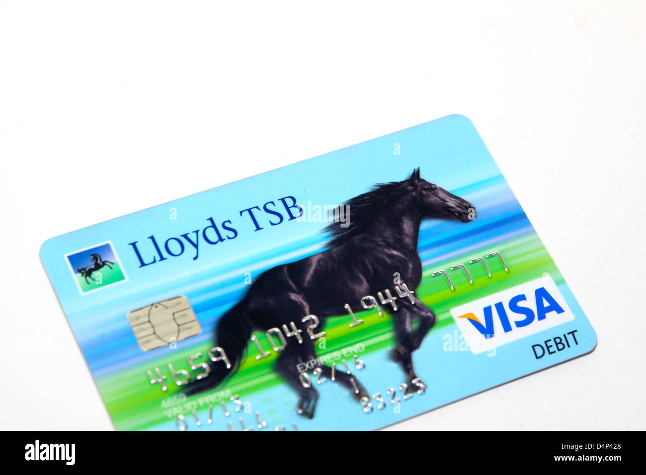 Lloyds TSB Visa Debit Karte Stockfoto