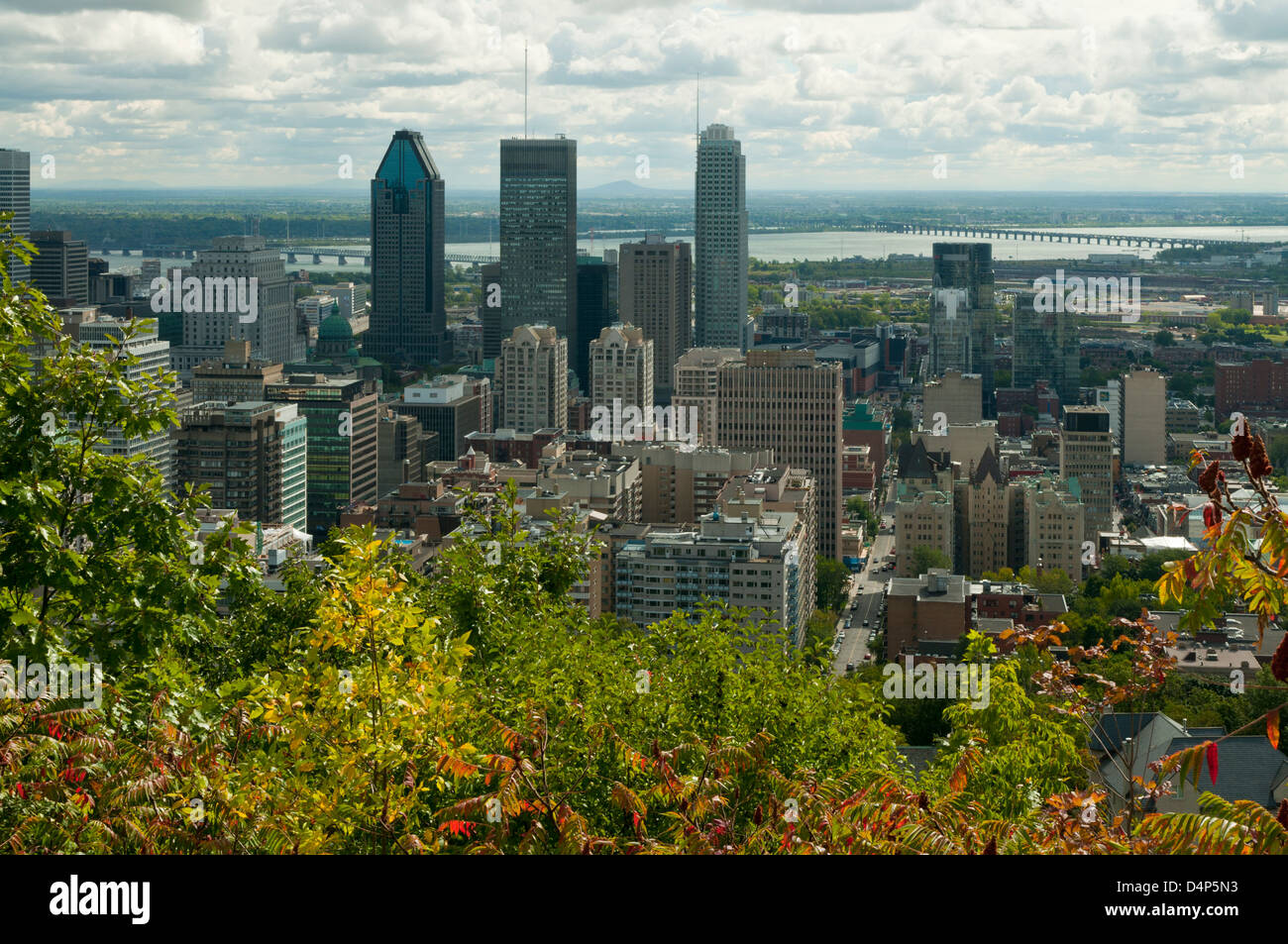 Süd-Ost vom Mont Royal, Montreal, Quebec, Kanada Stockfoto