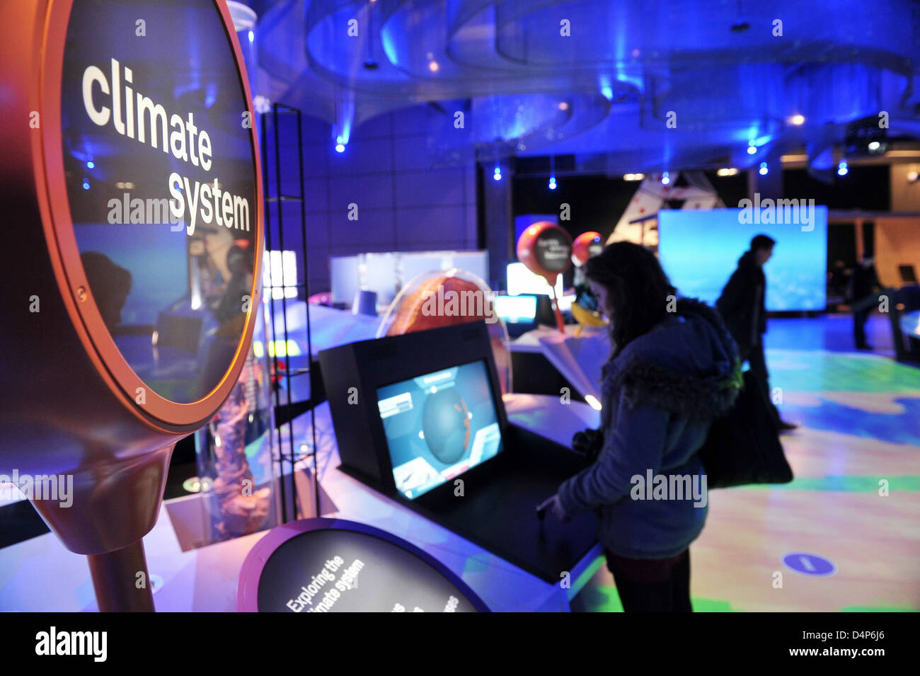 London, Vereinigtes Königreich, ändern Kunstinstallationen auf das Klima im Science museum Stockfoto